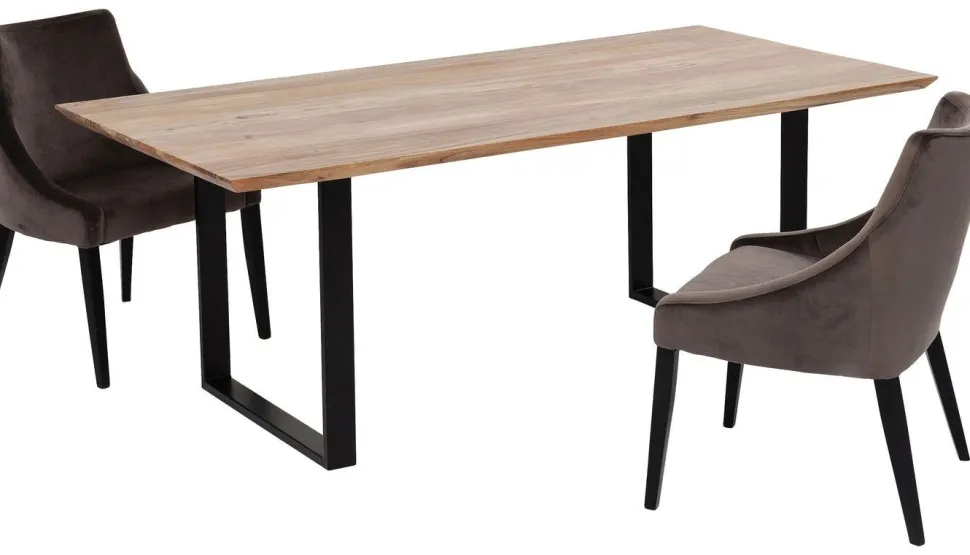 KARE Design Eettafel Symphony Zwart 200x100cm Clearance