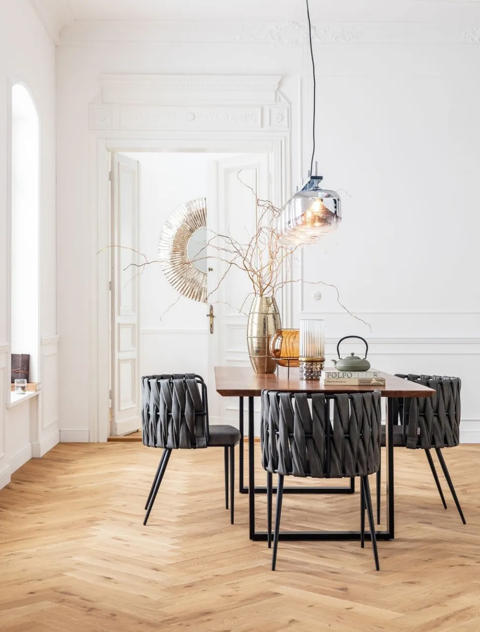 KARE Design Eettafel Symphony Zwart 180x90cm Best