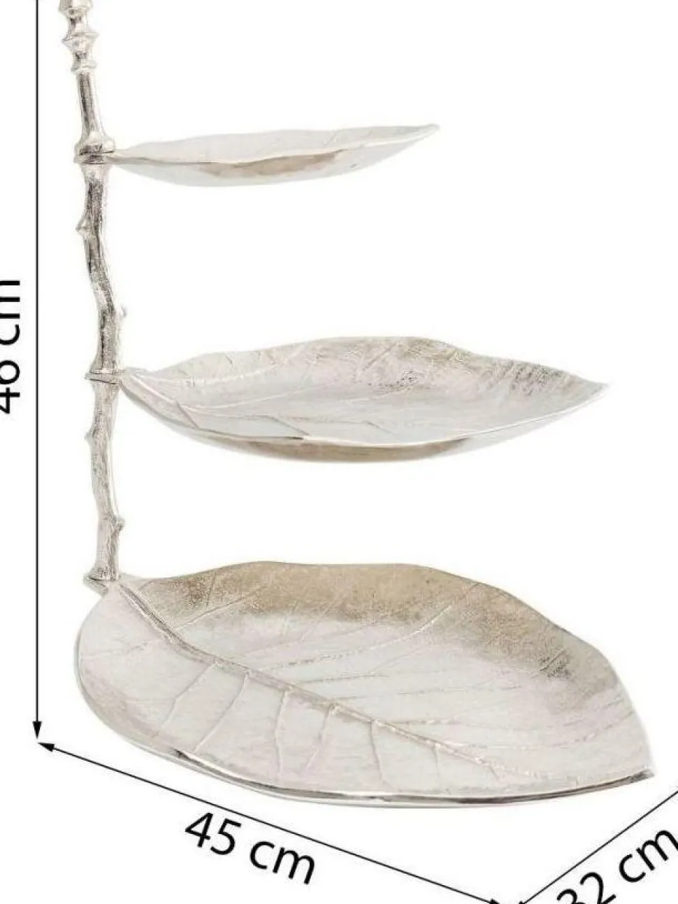 KARE Design Etagere Leaf Zilver Clearance