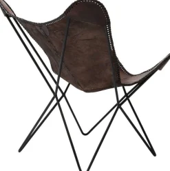 KARE Design Fauteuil Butterfly Bruin Econo Store