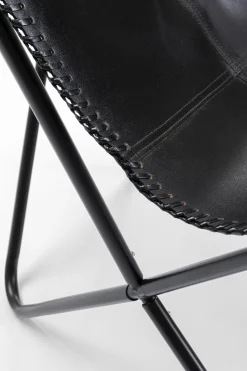 KARE Design Fauteuil California Leather Black Cheap
