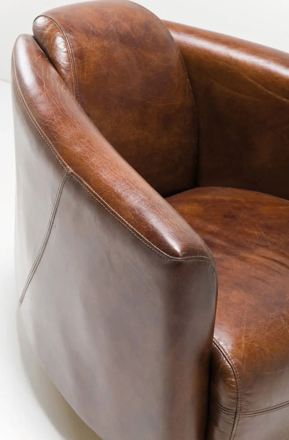 KARE Design Fauteuil Cigar Lounge Bruin Sale