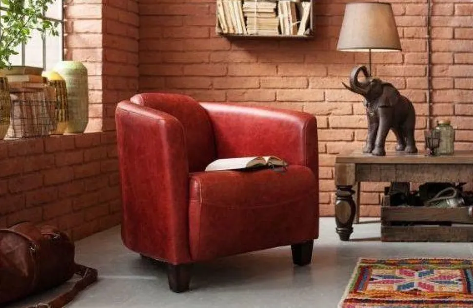 KARE Design Fauteuil Cigar Lounge Rood Cheap