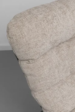 KARE Design Fauteuil + Hocker Vienna Swing Beige New