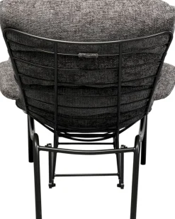 KARE Design Fauteuil + Hocker Vienna Swing Grey Hot