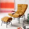 KARE Design Fauteuil + Hocker Vienna Swing Yellow Shop