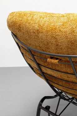KARE Design Fauteuil + Hocker Vienna Swing Yellow Shop