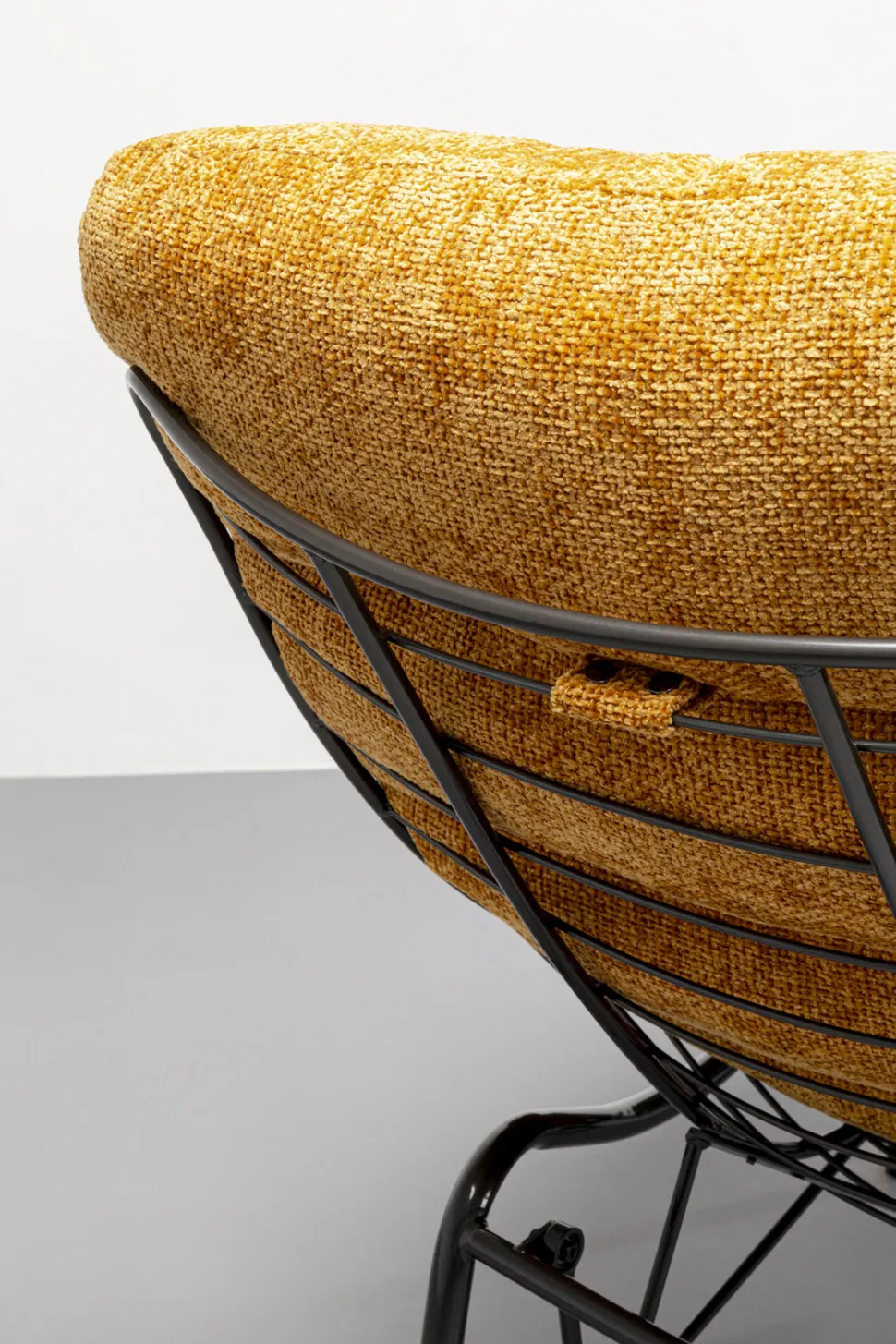KARE Design Fauteuil + Hocker Vienna Swing Yellow Shop