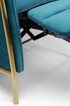 KARE Design Fauteuil Lazy Fluweel Blauw Shop