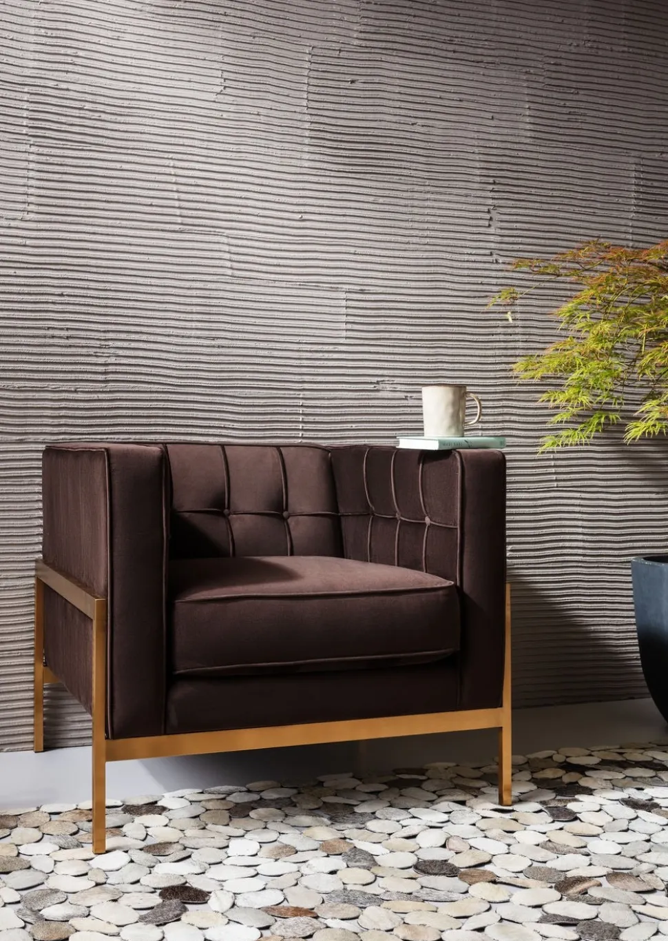 KARE Design Fauteuil Loft Bruin Clearance