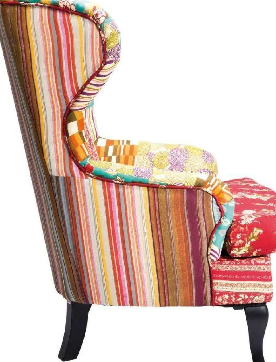 KARE Design Fauteuil Patchwork Rood Flash Sale