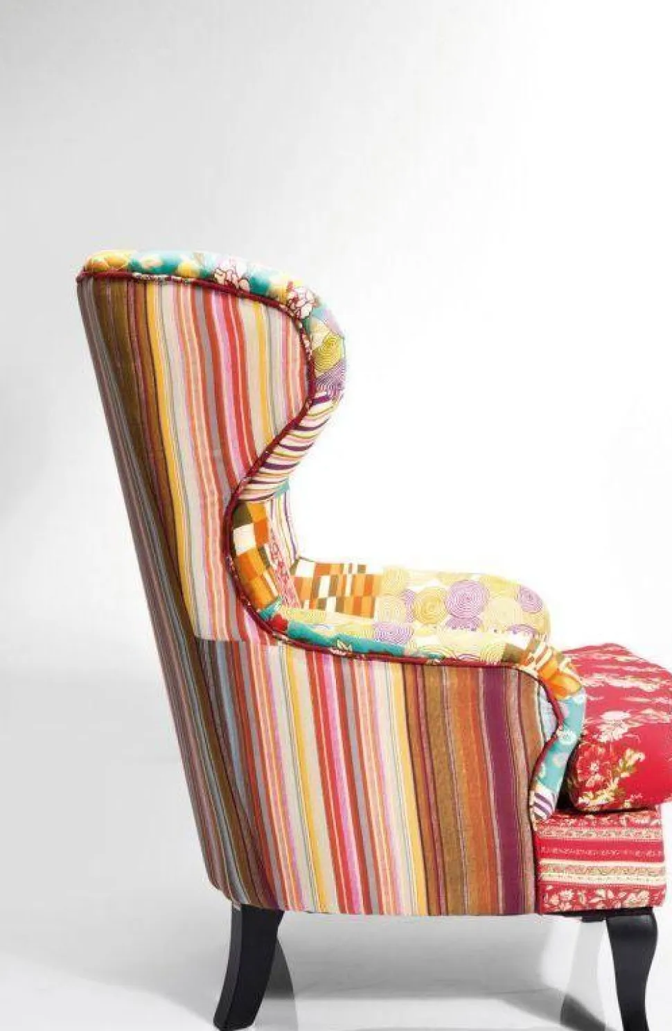 KARE Design Fauteuil Patchwork Rood Flash Sale