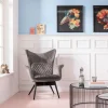 KARE Design Fauteuil Tudor Fluweel Zilvergrijs Clearance