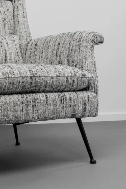 KARE Design Fauteuil Vegas Forever Melange Salt & Pepper Store