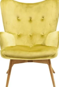 KARE Design Fauteuil Vicky Velvet Green Flash Sale
