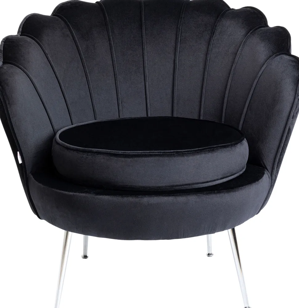 KARE Design Fauteuil Water Lily Chrome Black Cheap