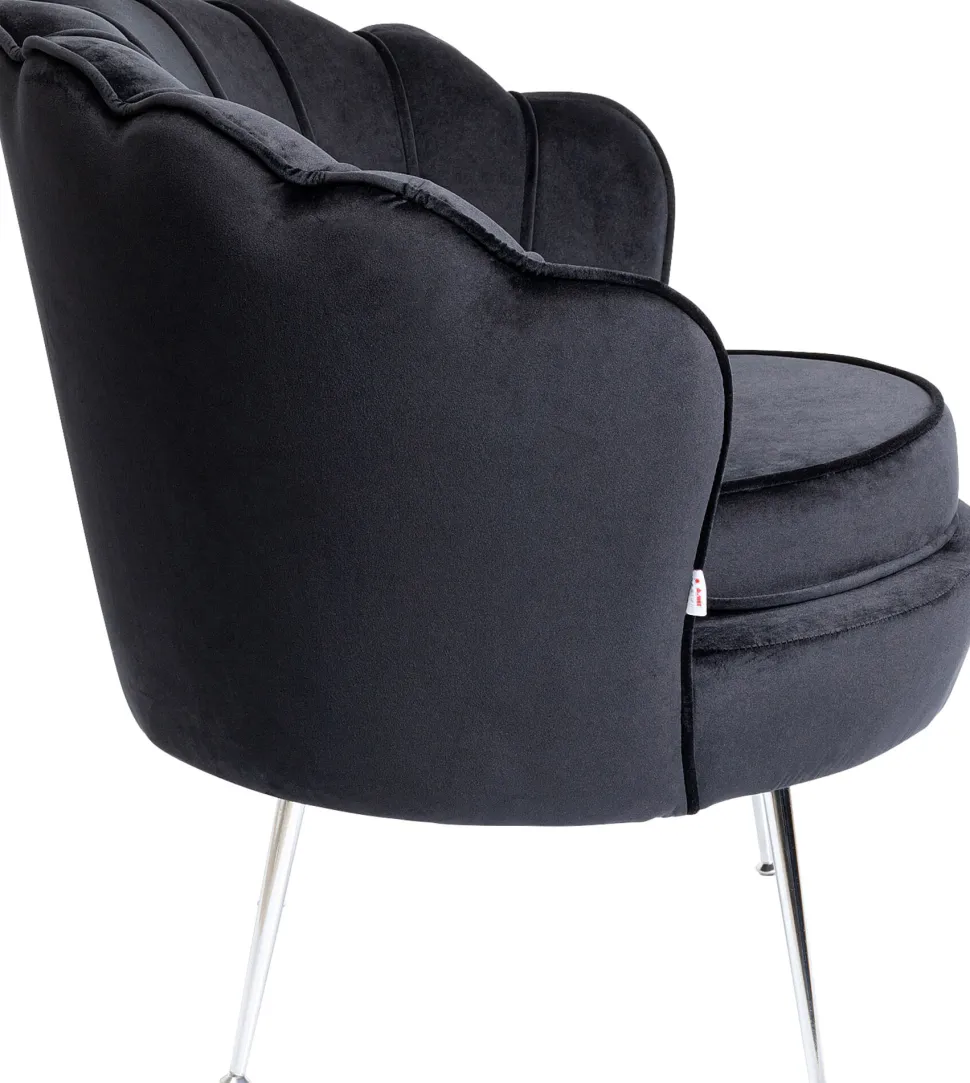 KARE Design Fauteuil Water Lily Chrome Black Cheap