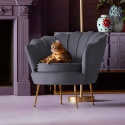 KARE Design Fauteuil Water Lily Grijs Outlet