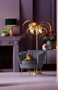 KARE Design Fauteuil Water Lily Grijs Outlet