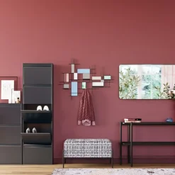KARE Design Halbank Buttons Met Opslag B&W Klein Best