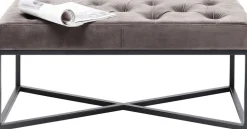 KARE Design Halbank Crossover Grijs Zwart 90x40cm Shop