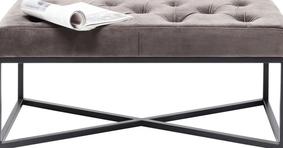 KARE Design Halbank Crossover Grijs Zwart 90x40cm Shop