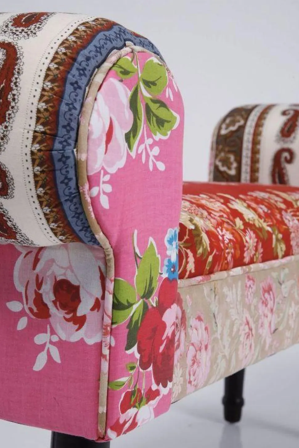 KARE Design Halbank Wing Patchwork Rood Best Sale