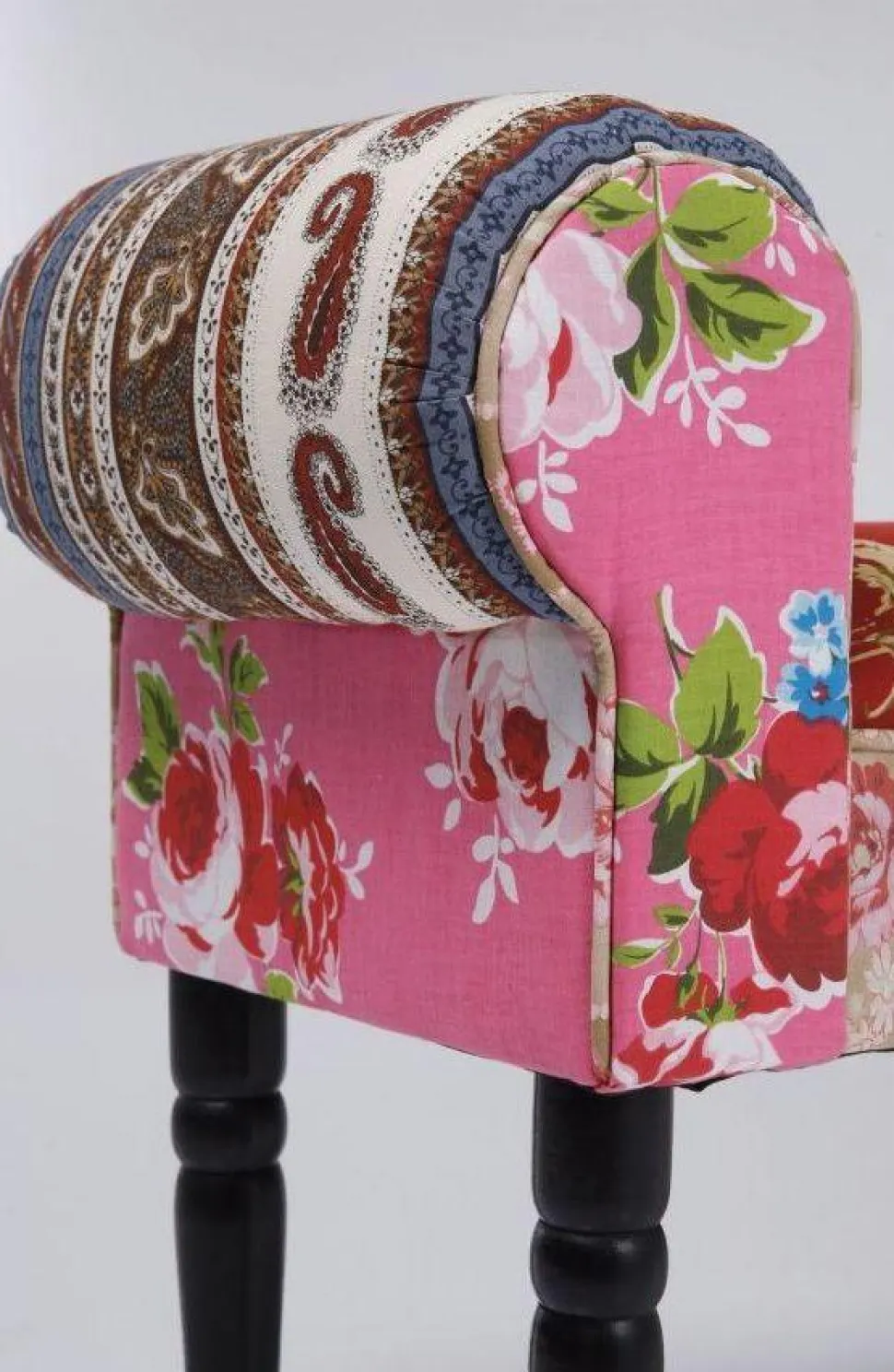 KARE Design Halbank Wing Patchwork Rood Best Sale
