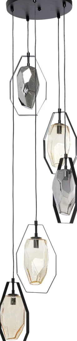 KARE Design Hanglamp Diamond Fever Spiral Black 42cm New