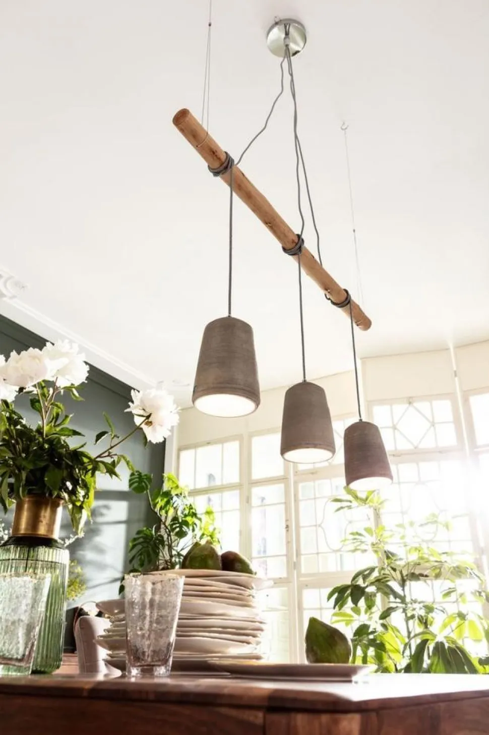 KARE Design Hanglamp Dining Concrete Tre Hot