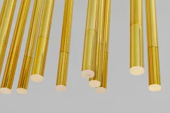 KARE Design Hanglamp Living Vegas Messing LED Clearance