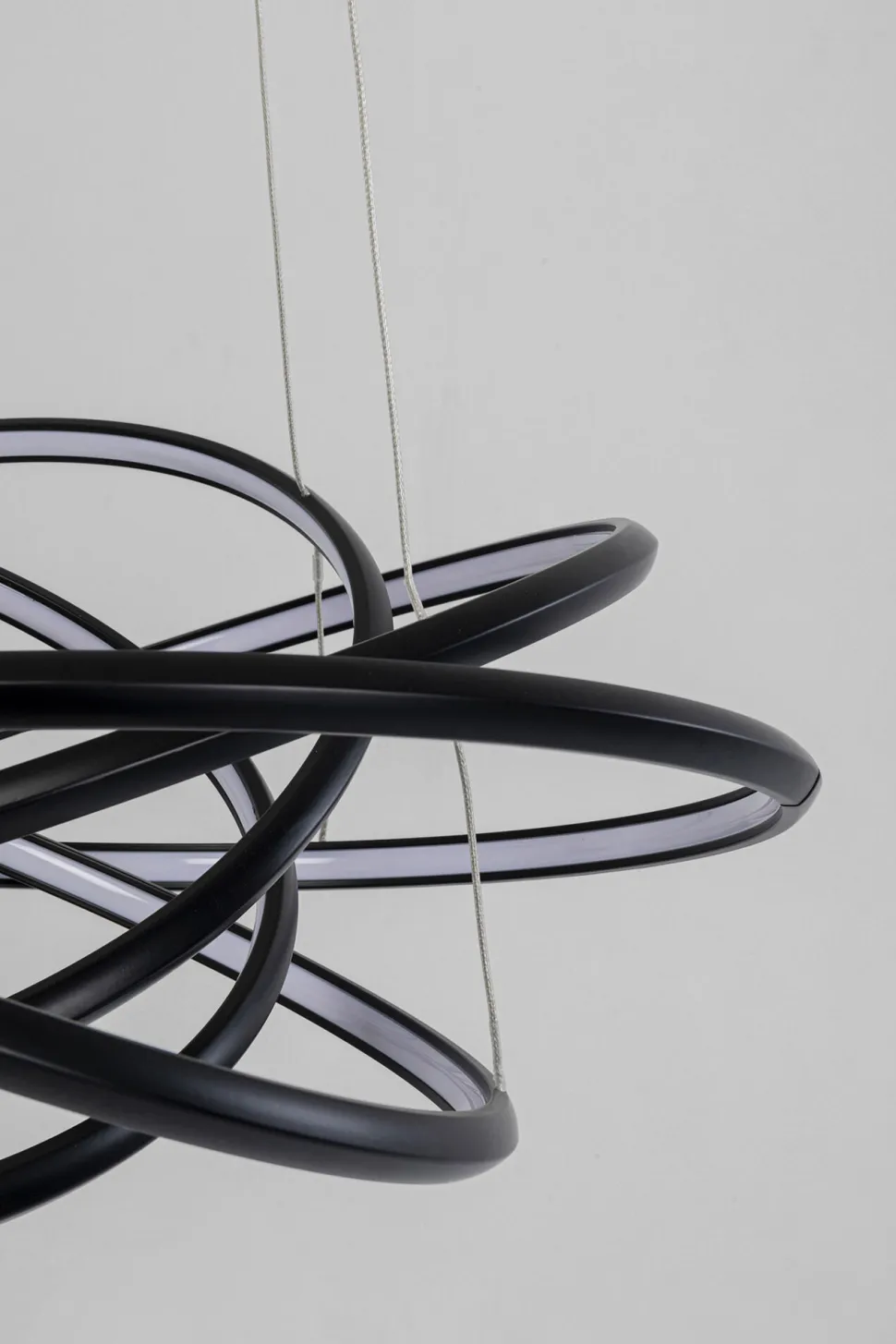 KARE Design Hanglamp Saturn Black 72cm Outlet