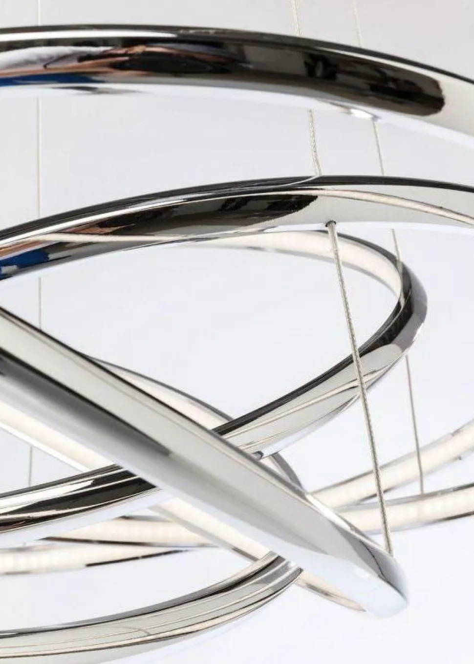 KARE Design Hanglamp Saturn LED Chroom Groot Sale