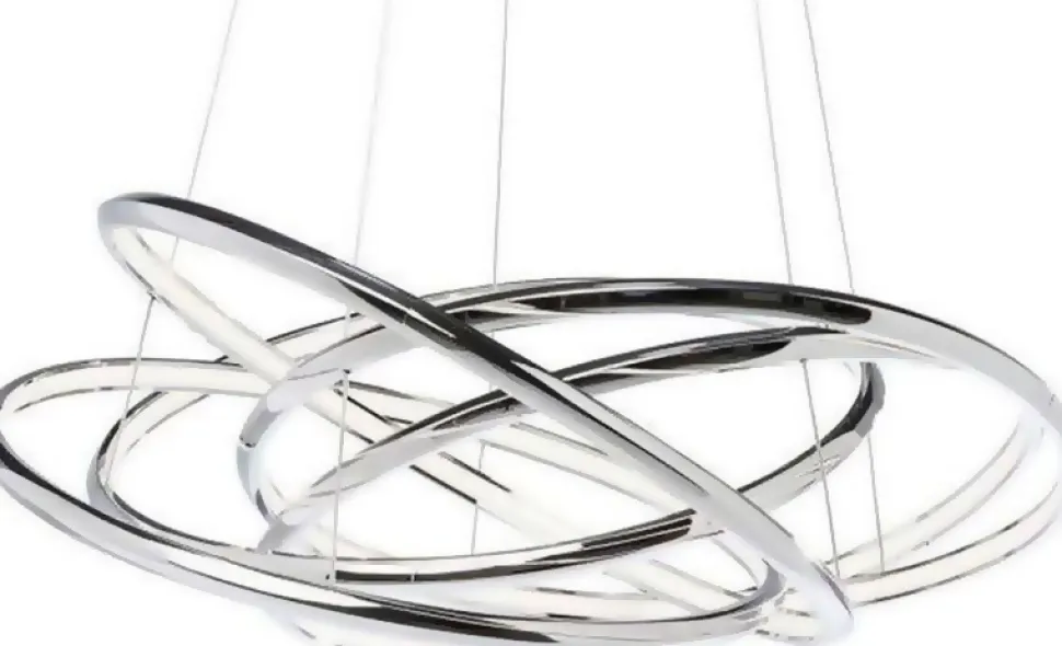 KARE Design Hanglamp Saturn LED Chroom Groot Sale