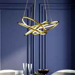 KARE Design Hanglamp Saturn LED Goud Groot New