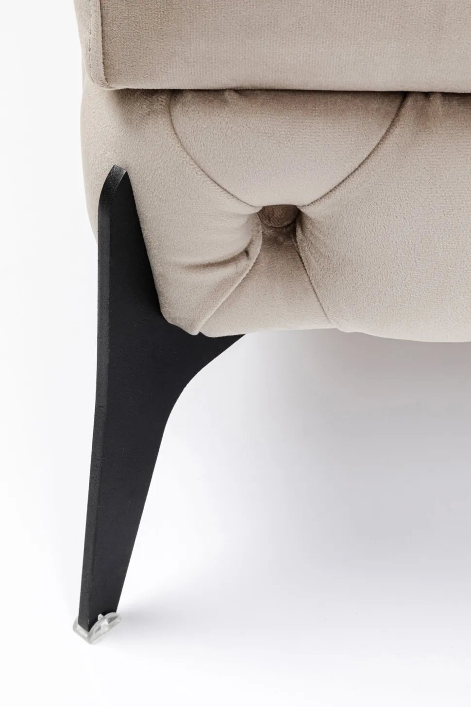 KARE Design Hocker Bellissima Velvet Taupe 80cm Sale
