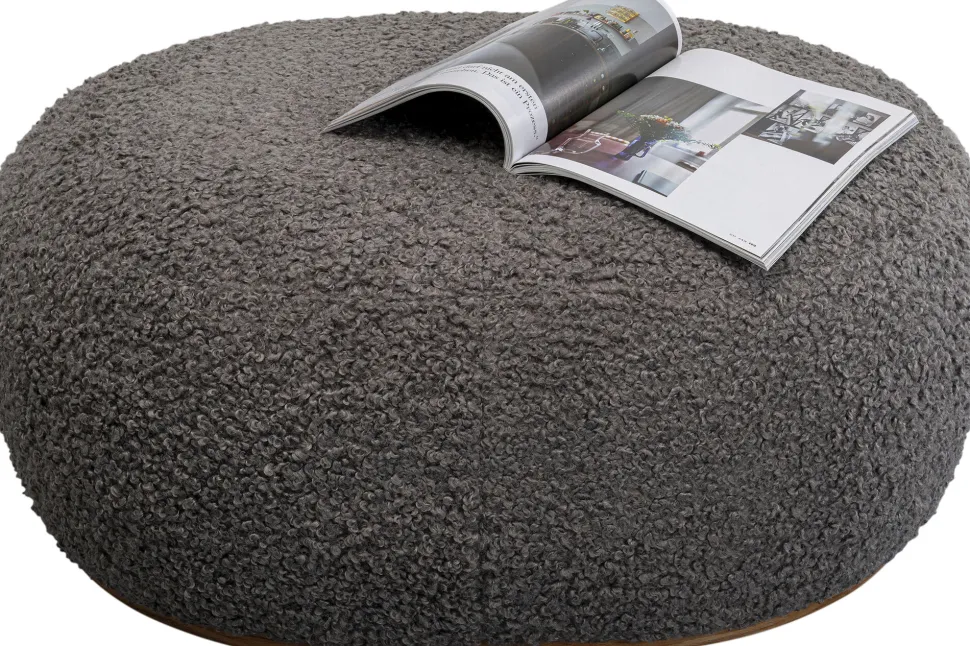 KARE Design Hocker Pebble Boucle Grey 81cm Sale