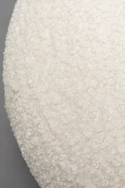 KARE Design Hocker Pebble Boucle White 81cm Outlet