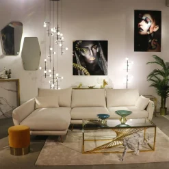 KARE Design Hoekbank Amalfi Links Creme 275cm Discount
