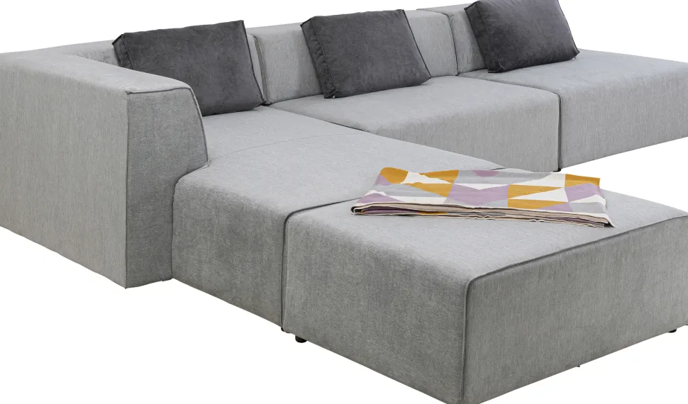 KARE Design Hoekbank Infinity Atlanta Grey Left Store
