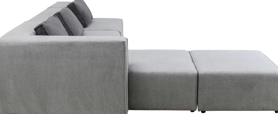KARE Design Hoekbank Infinity Atlanta Grey Left Store