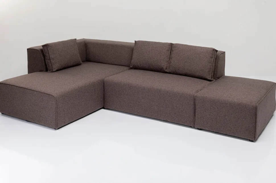 KARE Design Hoekbank Infinity Dolce Bruin Links Flash Sale