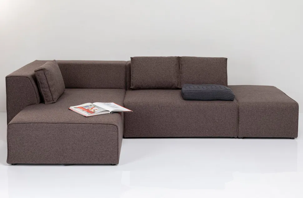 KARE Design Hoekbank Infinity Dolce Bruin Links Flash Sale