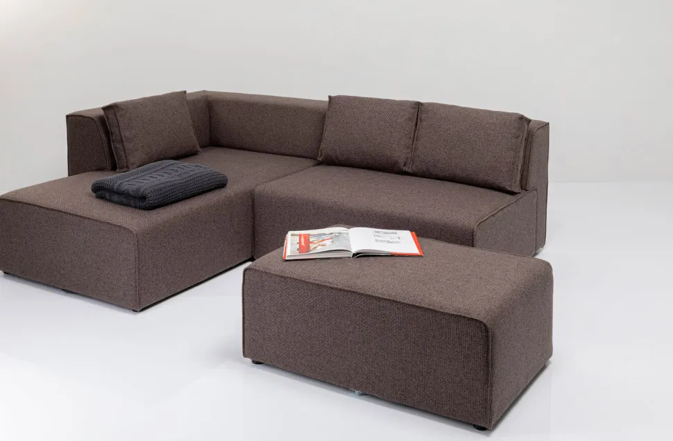 KARE Design Hoekbank Infinity Dolce Bruin Links Flash Sale