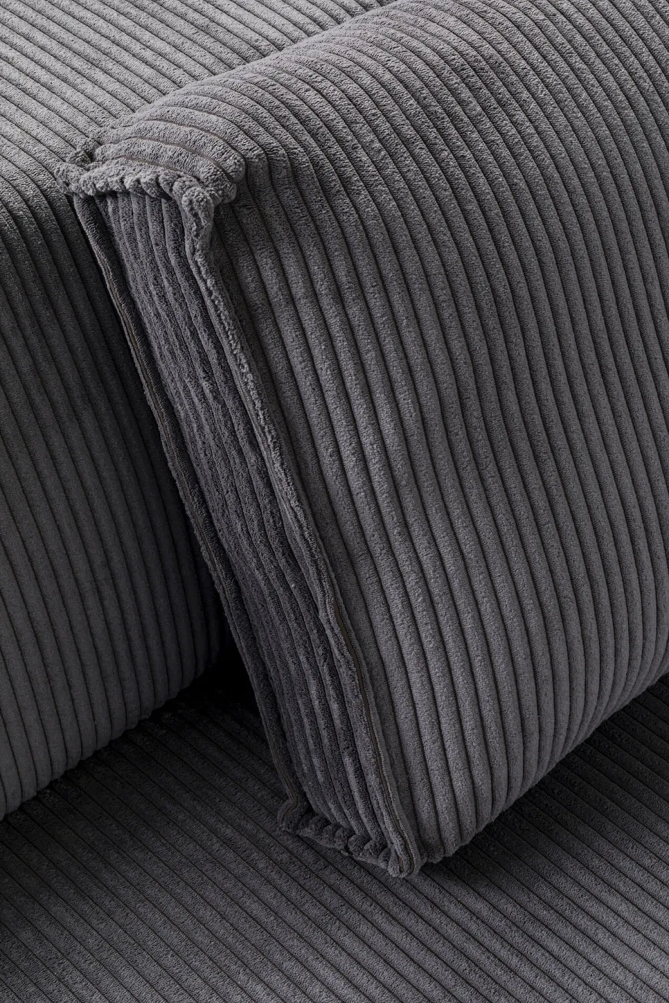 KARE Design Hoekbank Infinity Ottomane Cord Grey Left Cheap