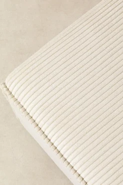 KARE Design Hoekbank Infinity Ottomane Cord Cream Left Store