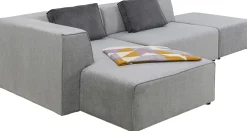 KARE Design Hoekbank Infinity Ottomane Grijs Links Store