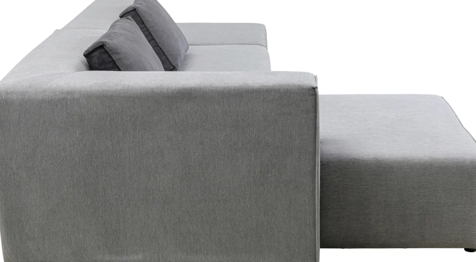KARE Design Hoekbank Infinity Ottomane Grijs Links Store