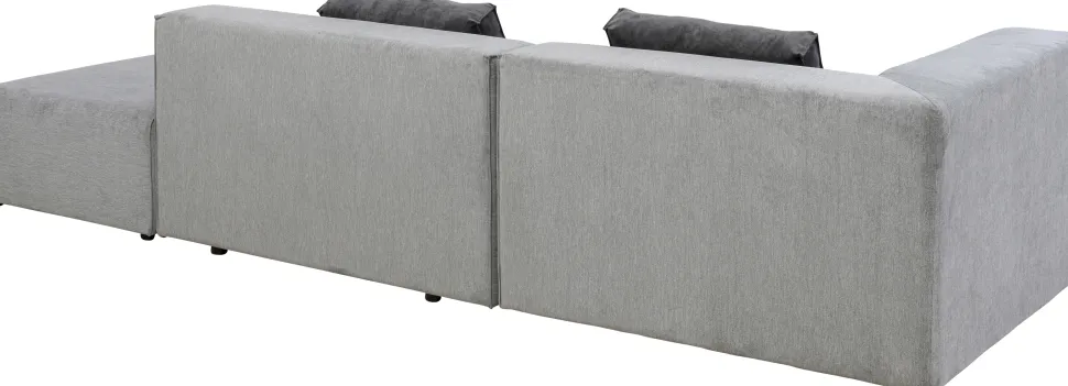 KARE Design Hoekbank Infinity Ottomane Grijs Links Store