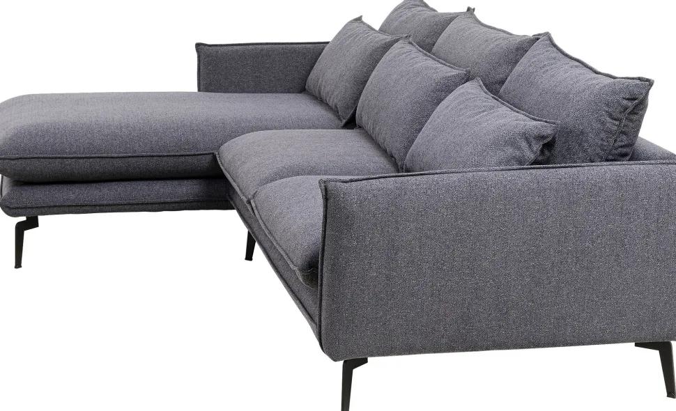 KARE Design Hoekbank Monza Left Grey 296cm Clearance